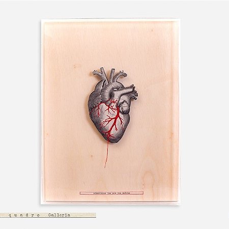 Quadro Galleria  - Coração - Aimez-vous