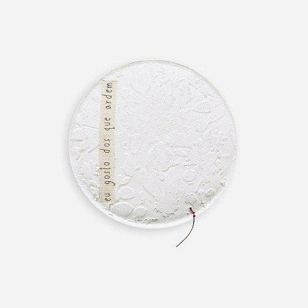 Quadro Prato Escultura Eu gosto...