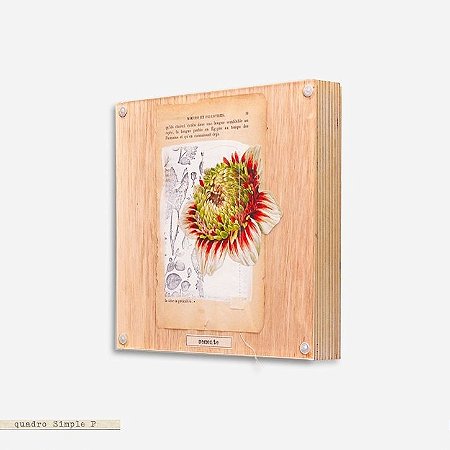 Quadro Simple M | Flor verde