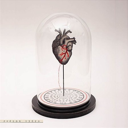 Redoma Universo - Coração Bordado