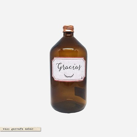 Vaso Garrafa - Gracias