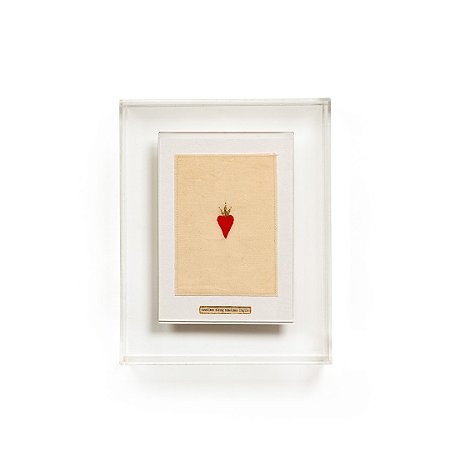 Quadro Caixa Acrílico - Coração Sometimes