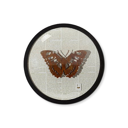 Quadro Solis Botânica G - Borboleta Ferro