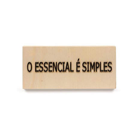 Bloco Pinus - O essencial é simples