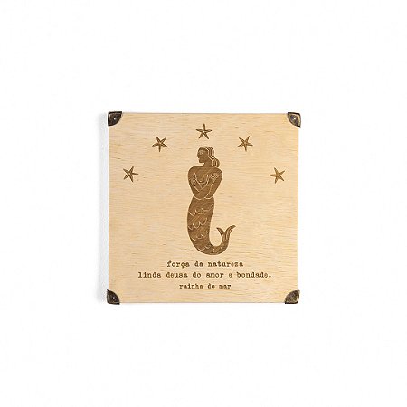 Quadro Tipografia M - Sereia