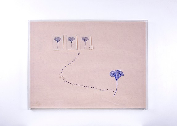 Quadro Galleria GG -Bordado Uma andorinha não faz verão