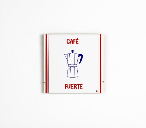 Quadro Azuleicha Avulso - Café