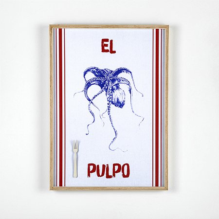 Quadro Box Galícia - Polvo