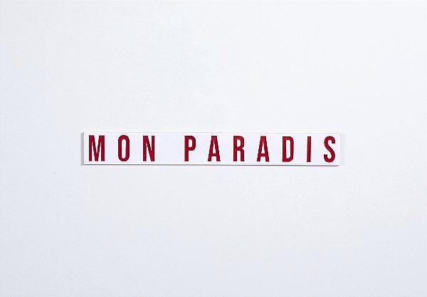 Quadro Acrilico Vazado - Mon Paradis