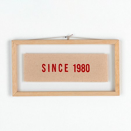 Quadro Moldura Acrílico Duplo Bordado P - Since 1980