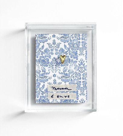 QUADRO CAIXA ACRÍLICO - MAMA É OURO