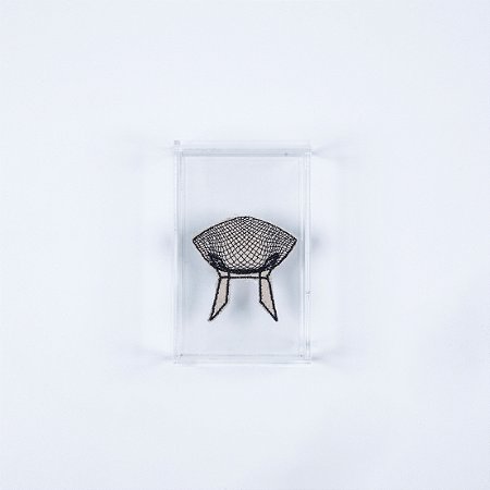 Caixa Acrílica Cadeira - Bertoia Diamond 1952