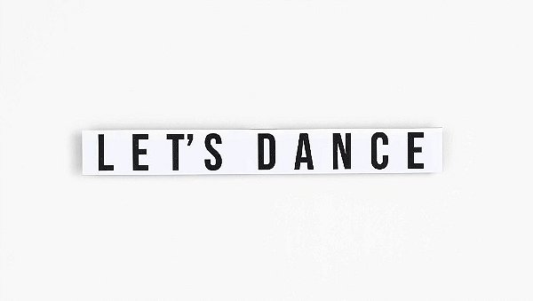 Quadro Acrilico Vazado - Let's Dance