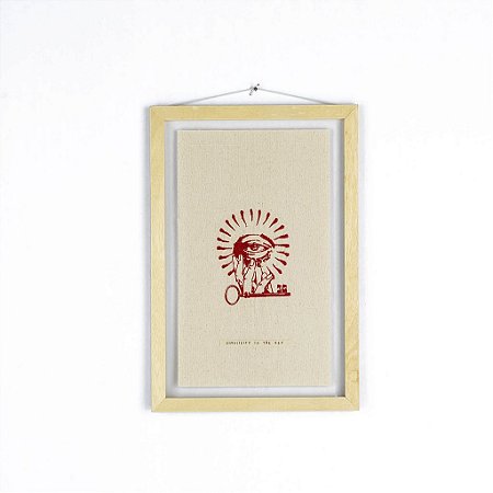 Quadro Moldura Acrílico Duplo Bordado G - Chave