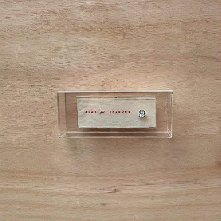 Quadro Acrílico Retangular - just me, forever