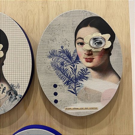 Quadro Oval M - Caroline - Bloom