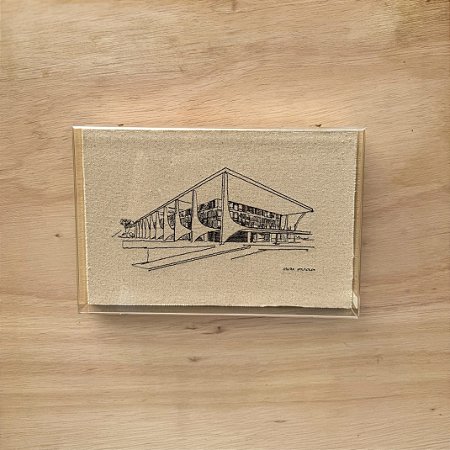 Quadro Galleria Museu M - Oscar Niemeyer - Palácio do Planalto