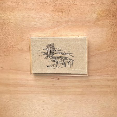Quadro Galleria Museu M - Frank Lloyd Wright - Fallingwater
