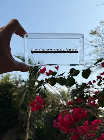 Caixa Acrilica PP - Quem olha pra dentro, desperta