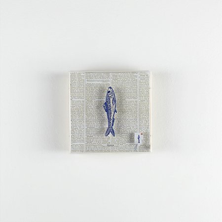 Quadro Galleria P - Botânica Peixe Azul