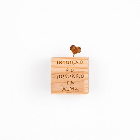 Cubo - Intuição é o sussurro da alma