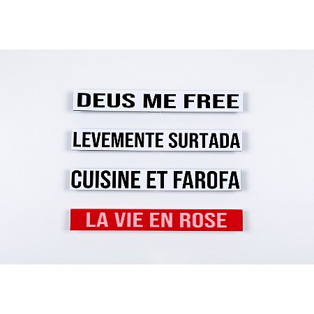 Placa Acrilica - Cuisine Et Farofa