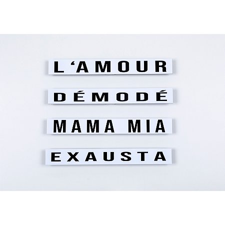 Placa Acrilica - DEMODÉ