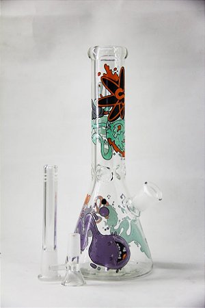Bong de Vidro Sadhu 26cm Jacaré