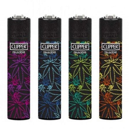 Isqueiro Clipper Coleção Fluo Leaves 3
