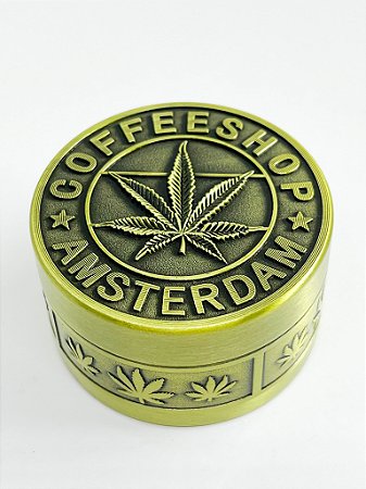 Dichavador Metal Médio 3 partes Amsterdam