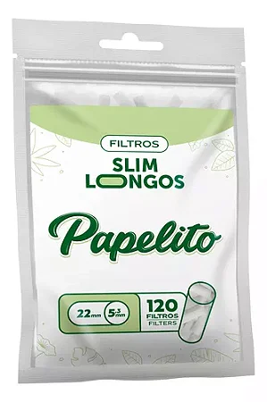 Filtro Papelito Slim Longo 5.3mm C/120