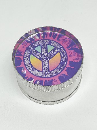 Dichavador de Metal Símbolo Hippie