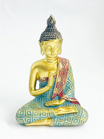 Estatueta Buda Dourado