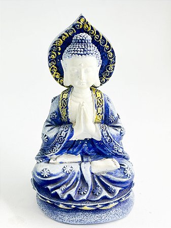 Estatueta Buda Azul