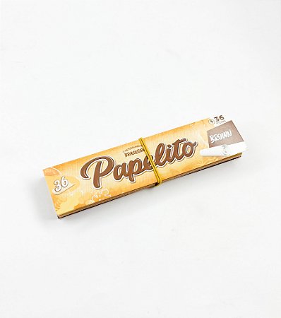 Seda Papelito King Size Brown c/ Piteiras