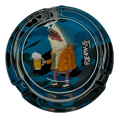 Cinzeiro de Vidro To Na Bê Redondo