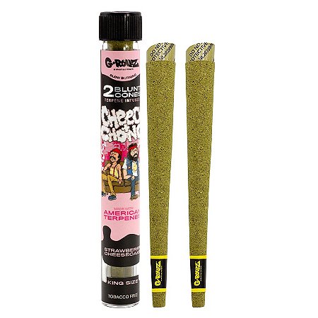 Blunts Cone Terpenadas c/2 G-Rollz Cheech e Chong