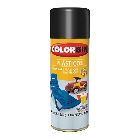 Colorgin Plasticos Preto Fosco 1511