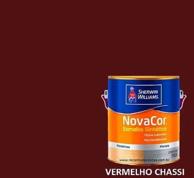 Novacor Esm Alto Brilho Vermelho Chassis QT
