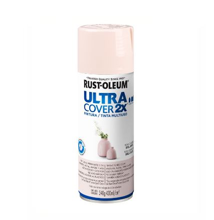 Tinta Rust Oleum Spray Ultra Cover 2x Rosa Quartzo Brilhante