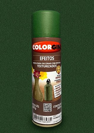 Spray Colrogin Efeitos Texturizado Verde Musgo TB