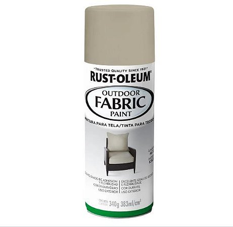 Spray Rust Oleum Tecidos Exterior Amendoa Fosco TB