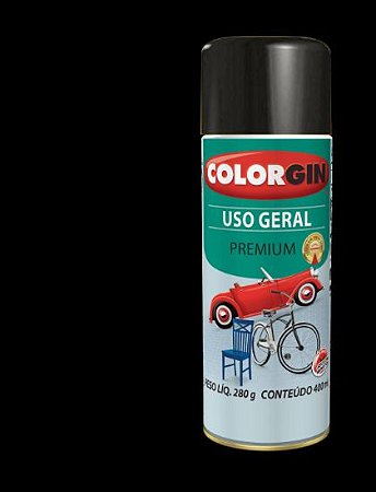 Colorgin Bicicleta 56031 Preto Brilhante 400ml