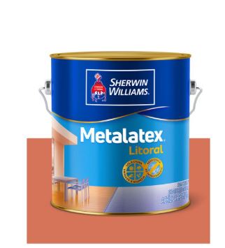 Metalatex Litoral Semiacetinado Base VY - Terracota - 3,2 litros GL