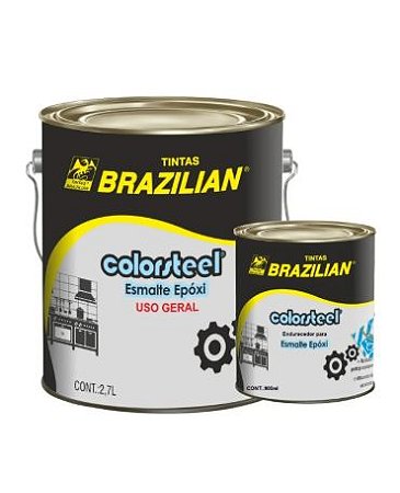Kit Brazilian Epoxi Brilhante Branco R9003 + Endurecedor