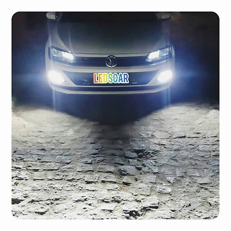 PAR DE ULTRA LED PREMIUM H11 LUZ DE MILHA/FAROLETE POLO/VIRTUS