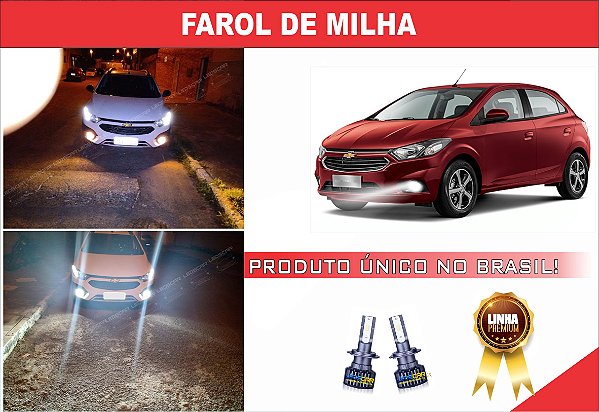 01 PAR DE ULTRA LED PREMIUM H27 MILHA ONIX/PRISMA/COBALT/SPIN