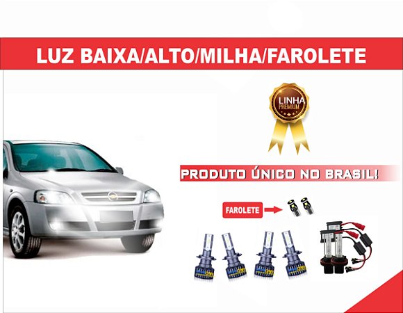 ULTRA LED PREMIUM LUZ BAIXA/ALTA/MILHA/FAROLETE ASTRA