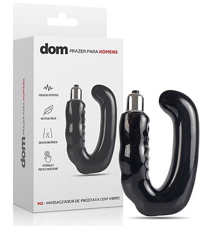 Dom  - Massageador de Próstata com Vibro