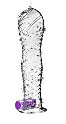 Capa Peniana Flexível com Textura e Vibro 16cm - War Man